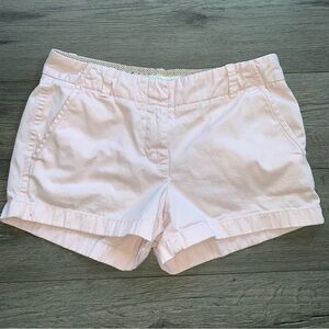 J.Crew Pink Chino Shorts Size 4 *flawed